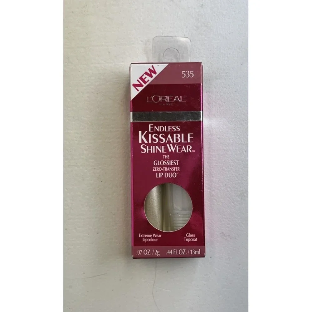 NEW L'Oréal Endless Kissable ShineWear Lip Duo 535 Berry Irresistible